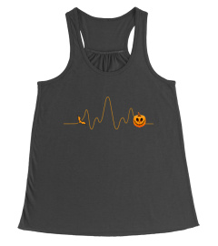 Funny Nurse Pumpkin Heartbeat Halloween Nurse And Doctor T-Shirt