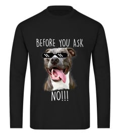 Pitbull Tshirt - Before You Ask