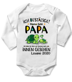 ICH BESTÄTIGE! MAMA LIEBT PAPA