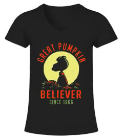 Peanuts-Great Pumpkin Believer Since 1966 Halloween Gift T-Shirt