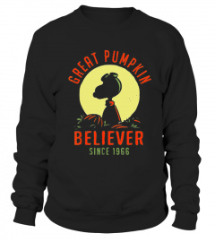 Peanuts-Great Pumpkin Believer Since 1966 Halloween Gift T-Shirt