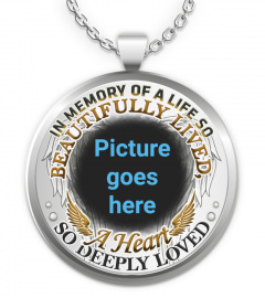 In Memory Of A Life Personalized Necklace