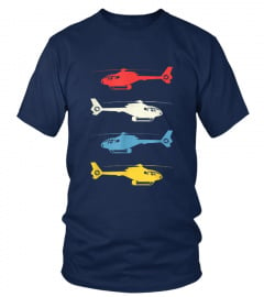 Helicopter Pilot Vintage Aviation Flying Helicopters Pilots T-Shirt