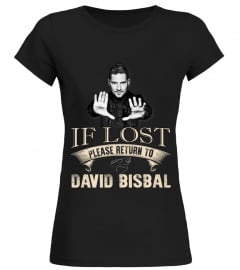 IF LOST PLEASE RETURN TO DAVID BISBAL