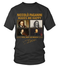 NICCOLO PAGANINI MAKES ME HAPPY