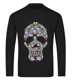 SKULL TEES FOR GREY PARROT LOVER