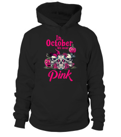 In October We Wear Pink Pumpkin Breast Cancer, Sugar Skull