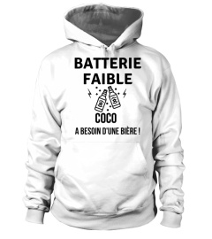 BATTERIE FAIBLE (PERSONNALISEZ-MOI)