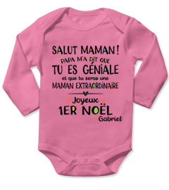 SALUT MAMAN ! JOYEUX 1ER NOEL