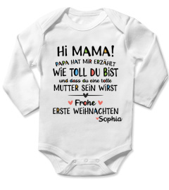 HI MAMA ! FROHE ERSTE WEIHNACHTEN