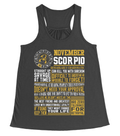 Born November Scorpio facts