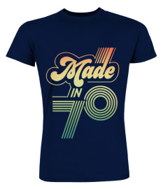 Made in 70 year customizable t-shirt