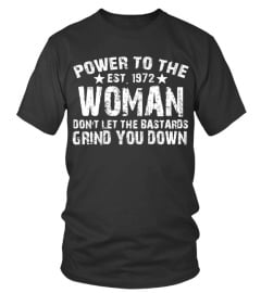 Power To The Woman T shirt  Feminist Tee