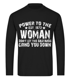 Power To The Woman T shirt  Feminist Tee