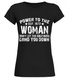 Power To The Woman T shirt  Feminist Tee