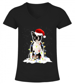 Boston Terrier Christmas Tshirt