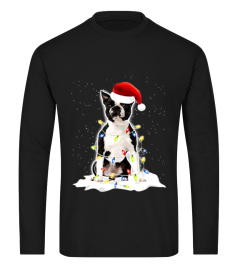 Boston Terrier Christmas Tshirt