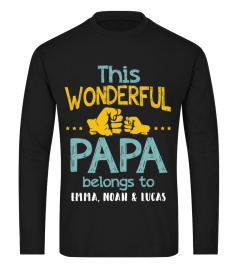 CUSTOM - THIS WONDERFUL PAPA BELONGS TO