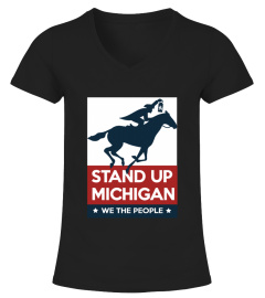 stand up michigan we the people shirt