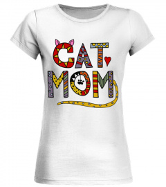 Cat Mom Art design mug cat mom mug