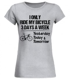 Ride my bicycle 3 Days a Week