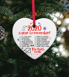 Personalized Christmas Ornament 2020