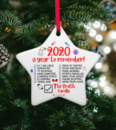 Personalized Christmas Ornament 2020