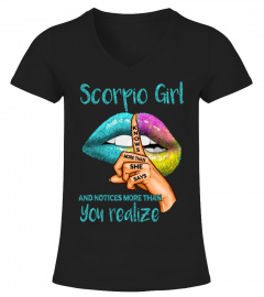 Scorpio Girl Knows More Than She Says T-shirt