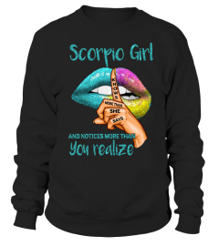 Scorpio Girl Knows More Than She Says T-shirt