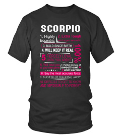 Scorpio Zodiac Birthday T-shirt