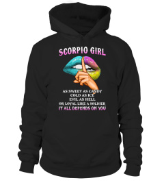 Scorpio Girl - Evil As Hell It All Depends On You T-shirt
