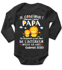 JE CONFIRME MAMAN T'AIME PAPA