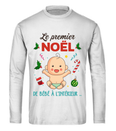 LE PREMIER NOËL DE BÉBÉ À L'INTÉRIEUR.