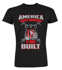 AMERICA WAS BUILT PROUD WELDING GIFT SHIRT