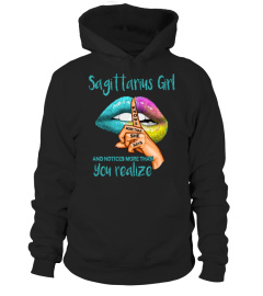 Sagittarius Girl Knows More Than She Says T-shirt