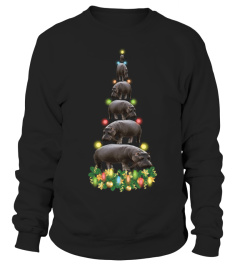 CHRISTMAS TEES FOR HIPPO LOVER