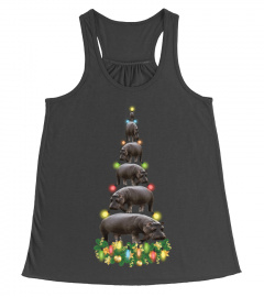 CHRISTMAS TEES FOR HIPPO LOVER