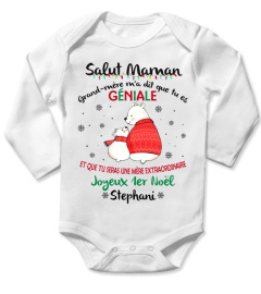 SALUT MAMAN ! JOYEUX 1ER NOEL