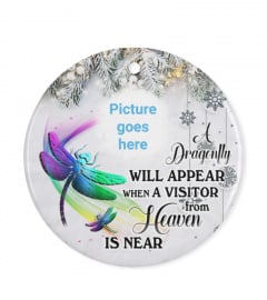 A Visitor From Heaven Christmas Ornament