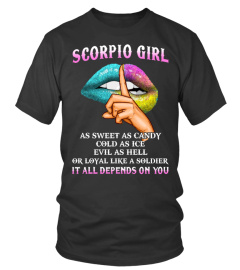 Scorpio Girl - Evil As Hell It All Depends On You T-shirt