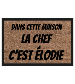 Paillasson Chef Élodie
