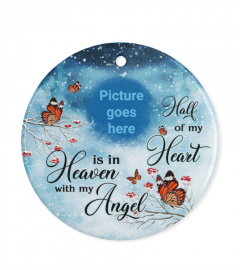 Half Of My Heart Is in Heaven Butterfly Christmas