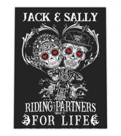 Husband and wife Riding Partners For Life