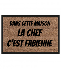 Paillasson Chef Fabienne