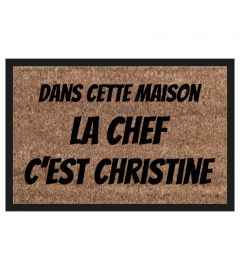 Paillasson Chef Christine