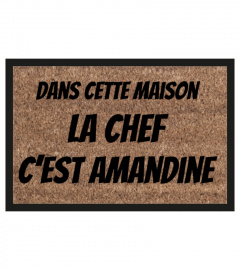 Paillasson Chef Amandine
