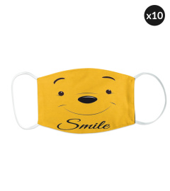 face mask smile pooh