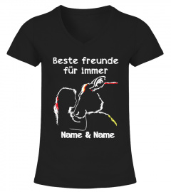 Beste Freunde für immer "Name & Name" - Cow