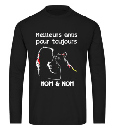 Meilleurs amis pour toujours "nom et nom" - Cats