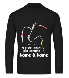 Migliori amici per sempre "nome e nome" - Horse